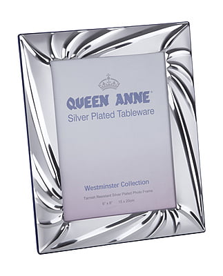 8" x 10" Silver Plated English Photo Frame