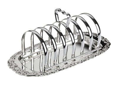 English Silver Plated Queen Anne Condiment Holder