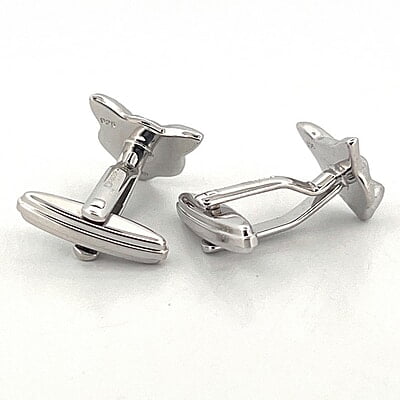 Cufflinks Fox Head Swivel Design English Sterling Silver. SKU #: CU495. Cufflinks Fox Head Swivel Design English Sterling Silver. SKU #: CU495.