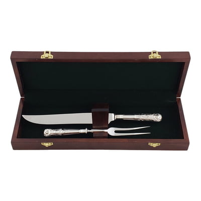 Kings Pattern 2 Piece Carving Set