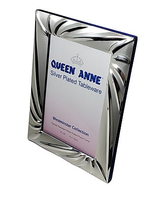 4" x 6" Photo Size English Silver Plated Photo Frame Westminster Collection (Non Tarnish) 4" x 6" Photo Size English Silver Plated Photo Frame Westminster Collection (Non Tarnish)