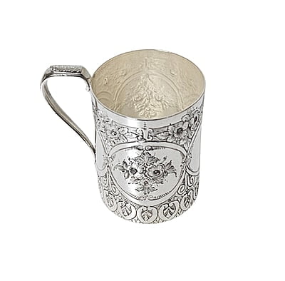 Child's Mug,  English Silver Plate c.1870. SKU:ANT3934