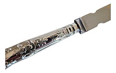 English Sterling Handle Letter Opener/Stainless Blade. SKU:C2066 English Sterling Handle Letter Opener/Stainless Blade. SKU:C2066