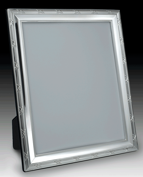 Ribbon & Reed Sterling/Wood Frame Beveled Glass