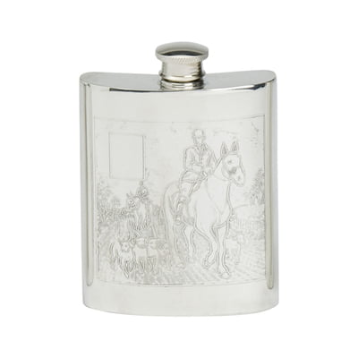 Wholesale 5oz Round Stainless Steel Flask with Celtic Horse Medallion - Buy Wholesale  Flasks