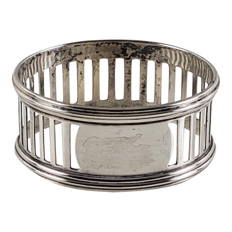 Bar Pierced Napkin Ring American Sterling c.1900