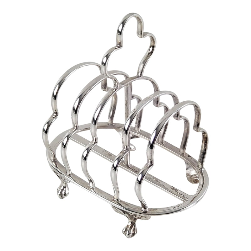 Vintage English Silver Toast Rack