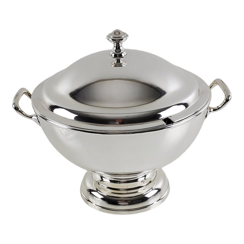 An American Silver 'Martelé' Terrapin Soup Tureen and Cover with