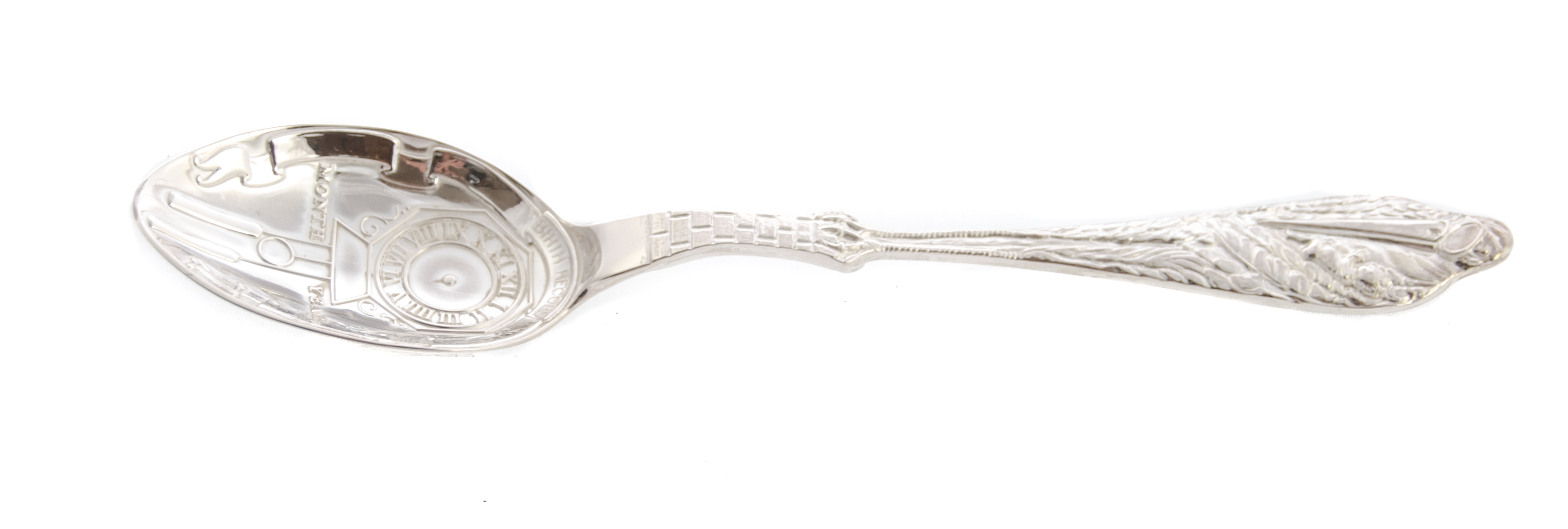 Stork, Birth Record Silver Plate Spoon