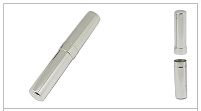 Pewter Single Cigar Holder.6.3" long x .90 wide SKU #: C1291 Pewter Single Cigar Holder.6.3" long x .90 wide SKU #: C1291
