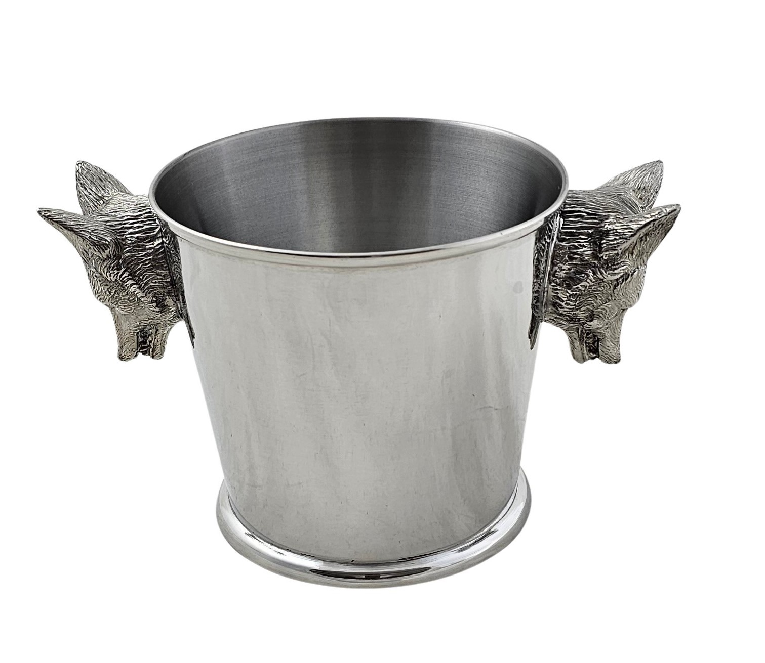 Silver Plated Metal Wine Cooler Cup Trophy