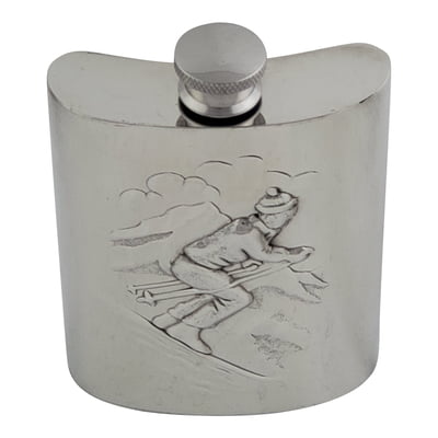 English Pewter Co. Country Living Fishing Hip Flask (6oz)